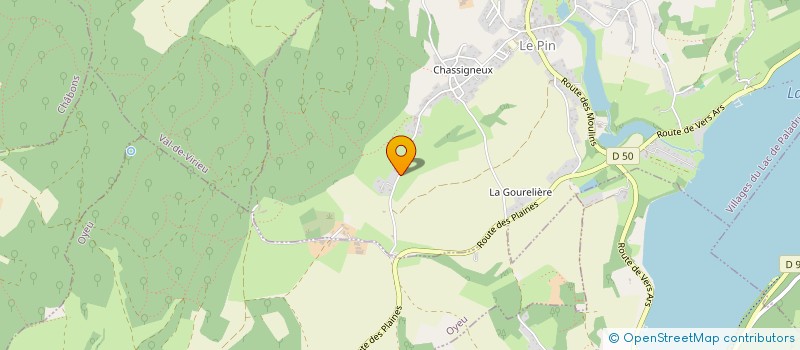 localisation de l'entreprise SCI THEMIS  VILLAGES DU LAC DE PALADRU