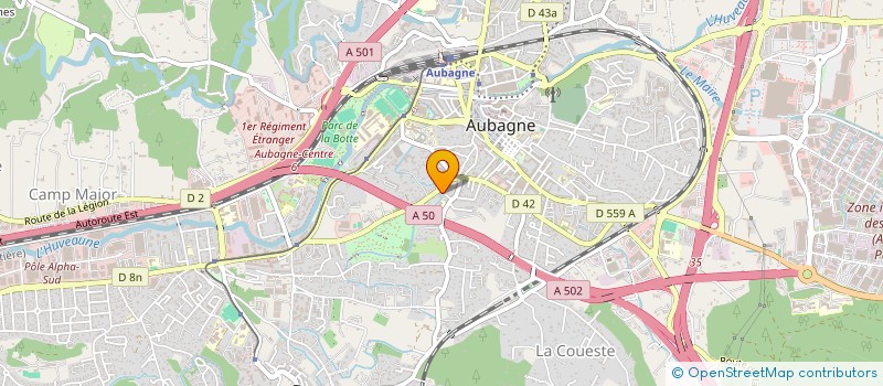 localisation de l'entreprise SCI THEMIS à AUBAGNE