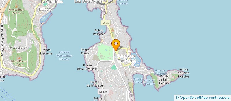 localisation de l'entreprise SCI THEMIS  SAINT-JEAN-CAP-FERRAT