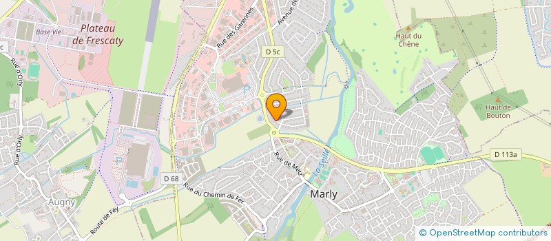 localisation de l'entreprise SCI THEMIS INVEST à MARLY