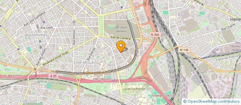 localisation de l'entreprise SCI THEMIS TREVISE à LILLE