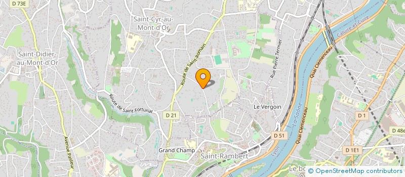 localisation de l'entreprise SCI THEMPAU  SAINT-CYR-AU-MONT-D'OR