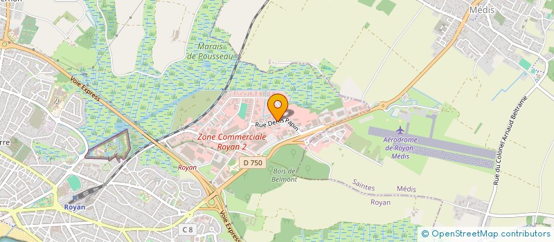 localisation de l'entreprise SCI THENZO  ROYAN