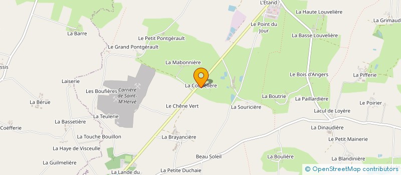 localisation de l'entreprise SCI THEO  SAINT-M'HERVE