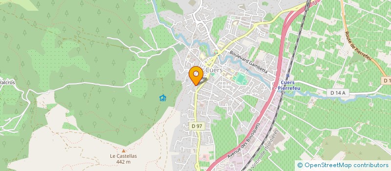 localisation de l'entreprise SCI THEO  CUERS