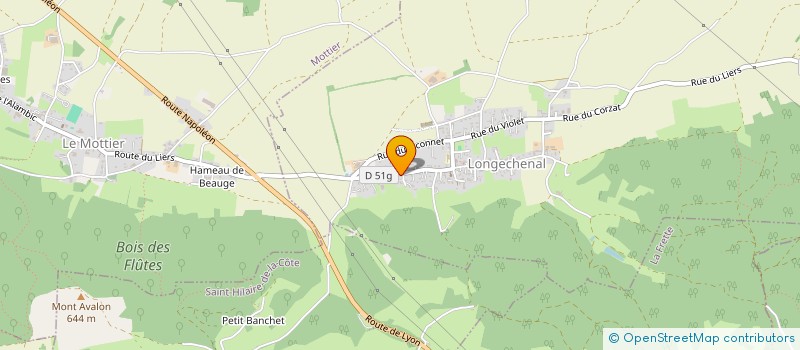 localisation de l'entreprise SCI THEO  LONGECHENAL