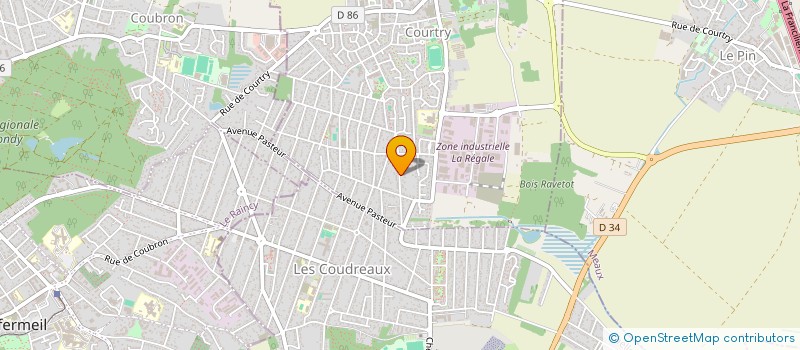 localisation de l'entreprise SCI THEO à COURTRY