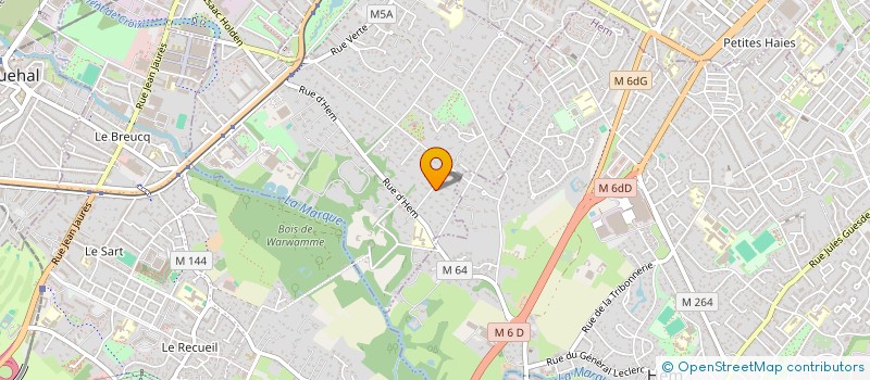 localisation de l'entreprise SCI THEO  CROIX