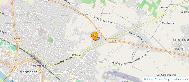 localisation de l'entreprise SCI THEO  MARMANDE