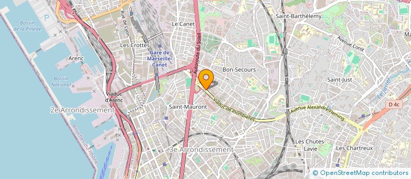 localisation de l'entreprise SCI THEO à MARSEILLE