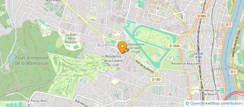 localisation de l'entreprise SCI THEO à GARCHES