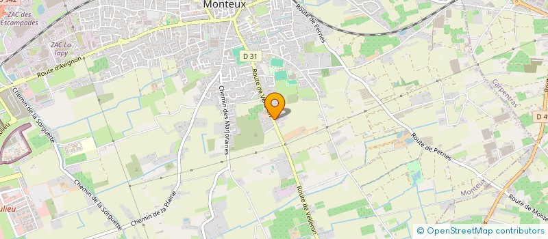 localisation de l'entreprise SCI THEO  MONTEUX