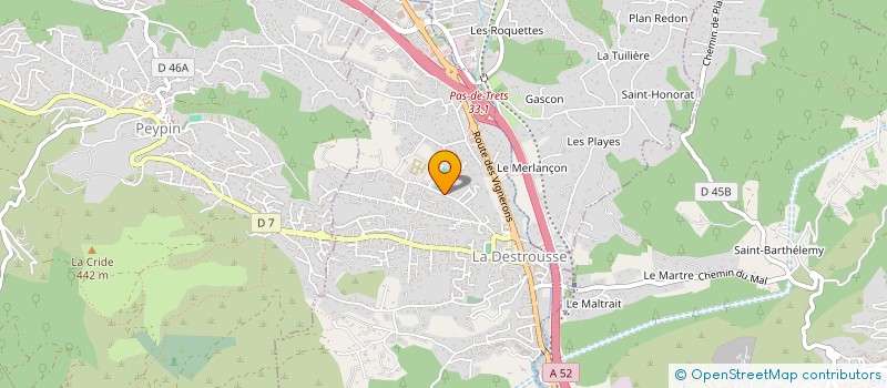 localisation de l'entreprise SCI THEO  LA DESTROUSSE