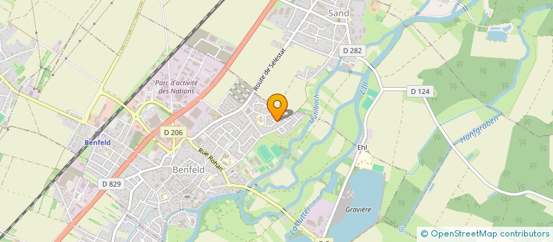 localisation de l'entreprise SCI THEO AND CO  BENFELD