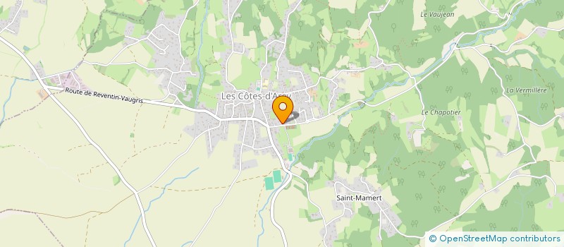 localisation de l'entreprise SCI THEO-DORE  BAGE-DOMMARTIN