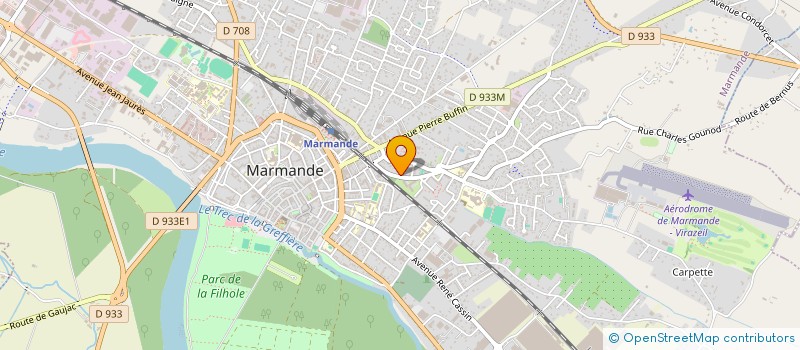 localisation de l'entreprise SCI THEOBALD  MARMANDE