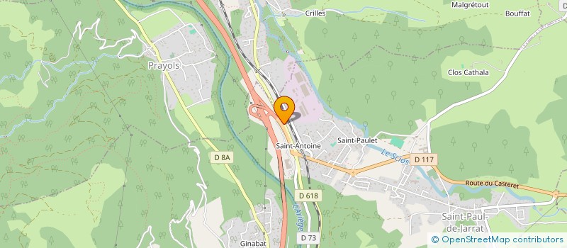 localisation de l'entreprise SCI THEOBAT à GUDAS