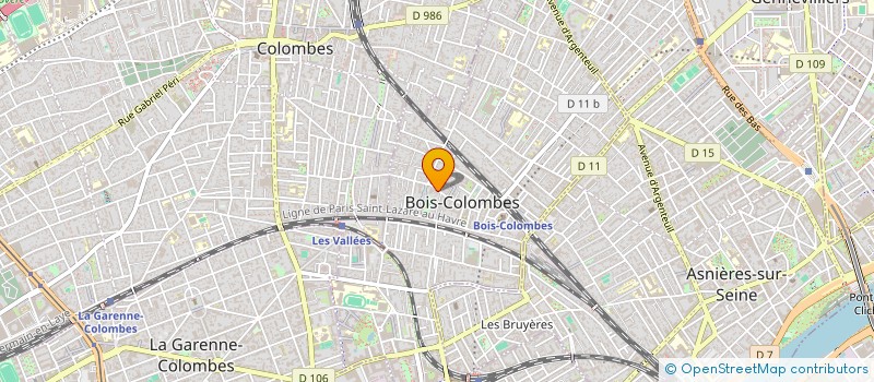 localisation de l'entreprise SCI THEOCO à BOIS-COLOMBES