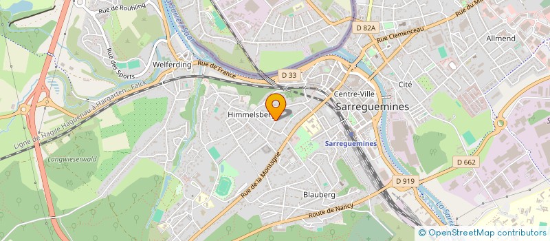localisation de l'entreprise SCI THEODEN à SARREGUEMINES