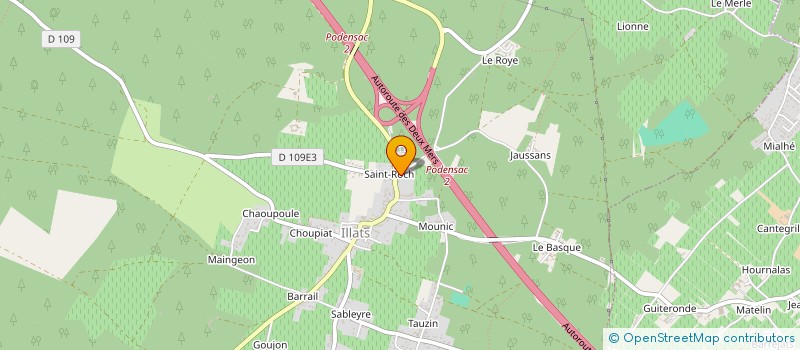 localisation de l'entreprise SCI THEODORA  BARSAC