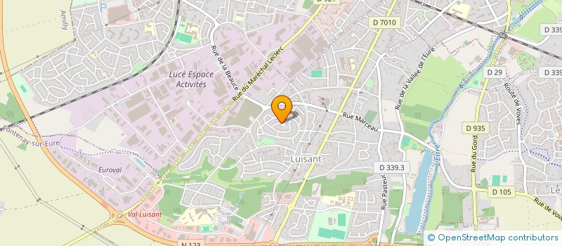 localisation de l'entreprise SCI THEODORA à LUISANT