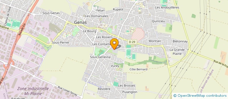 localisation de l'entreprise SCI THEODORE REYNAUD  GENAS