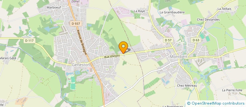 localisation de l'entreprise SCI THEODORIC  GENESTON