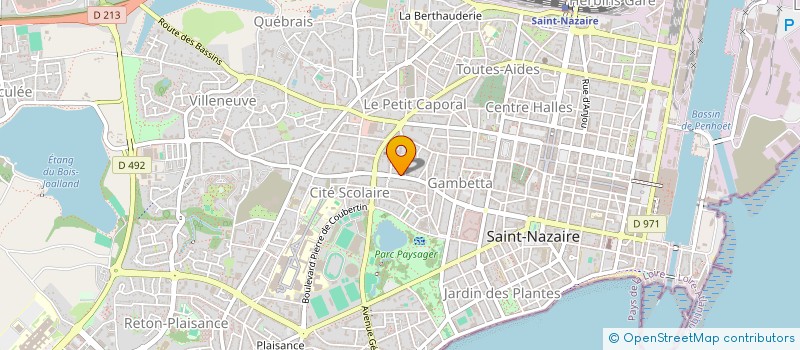 localisation de l'entreprise SCI THEOGO  SAINT-NAZAIRE