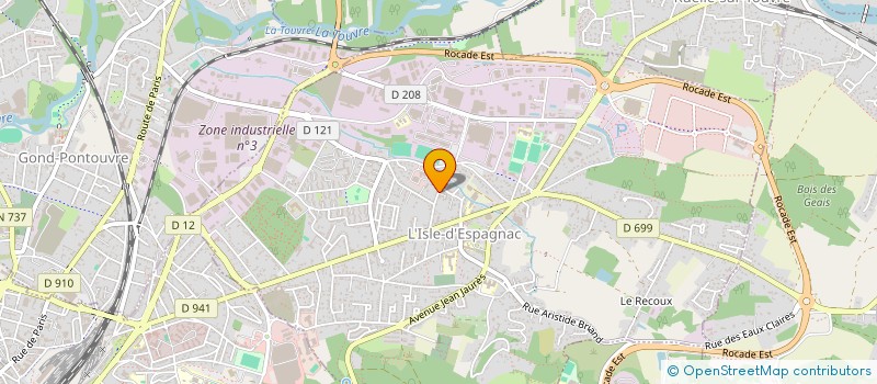 localisation de l'entreprise SCI THEOGREMANDELE à ANGOULEME