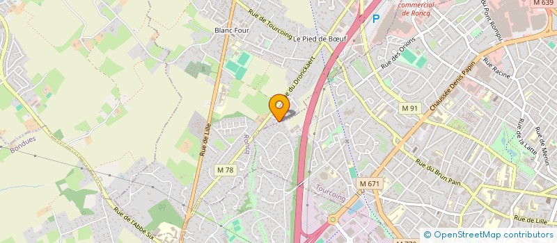 localisation de l'entreprise SCI THEOLAU à RONCQ