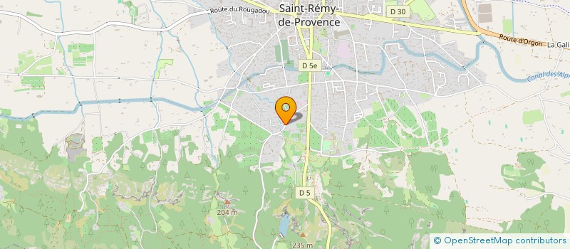 localisation de l'entreprise SCI THEOLINE  SAINT-REMY-DE-PROVENCE