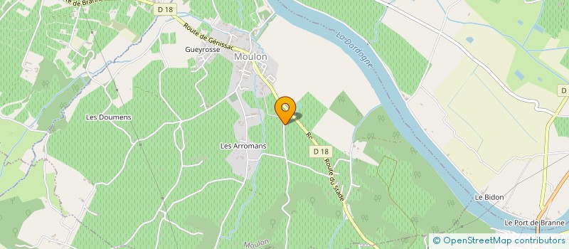 localisation de l'entreprise SCI THEOMAT  MOULON