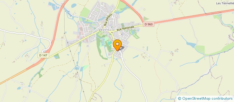 localisation de l'entreprise SCI THEONIS  VEZINS