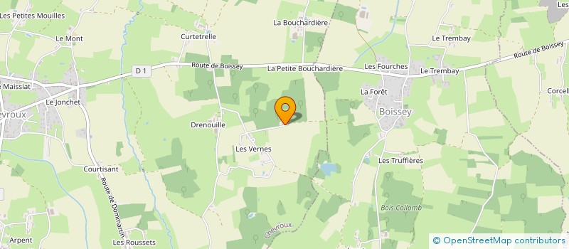 localisation de l'entreprise SCI THEONO  CHEVROUX