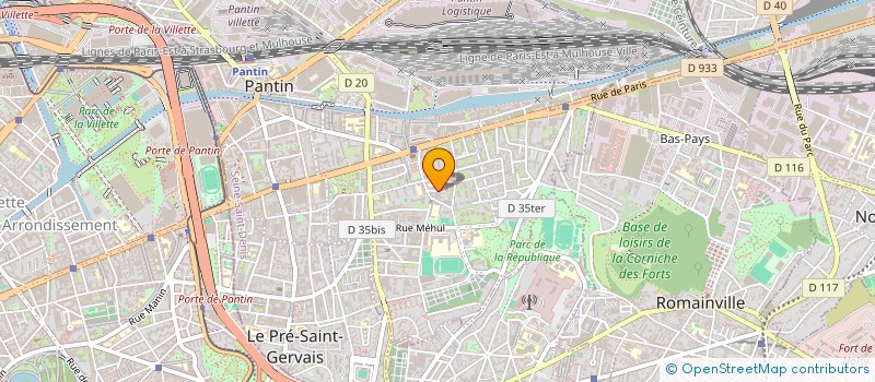 localisation de l'entreprise SCI THEOPHILE LEDUCQ à PANTIN