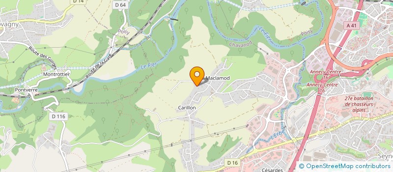 localisation de l'entreprise SCI THEOREME  CHAVANOD