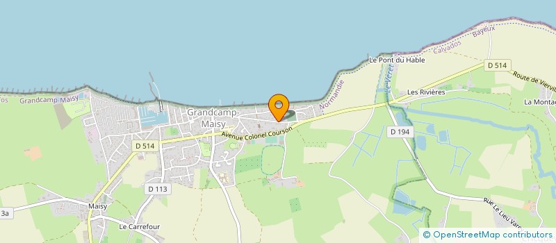 localisation de l'entreprise SCI THEOREME  GRANDCAMP-MAISY