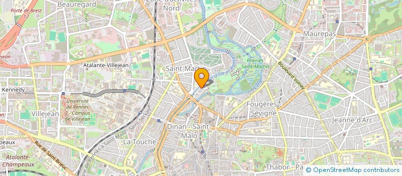 localisation de l'entreprise SCI THEOS  RENNES