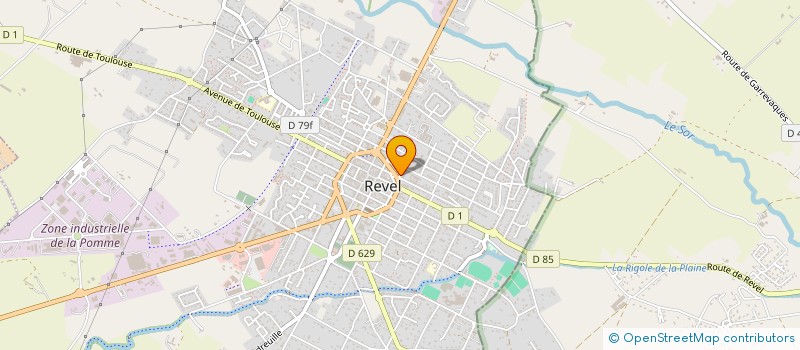 localisation de l'entreprise SCI THEOTHO  REVEL