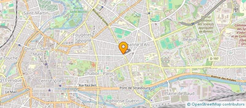 localisation de l'entreprise SCI THEOVIC à RENNES