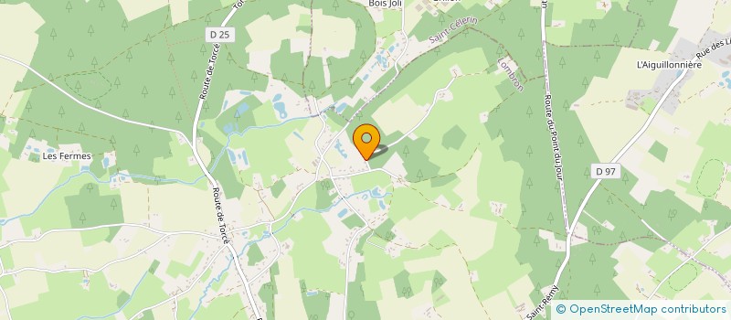 localisation de l'entreprise SCI THEREN72  LOMBRON