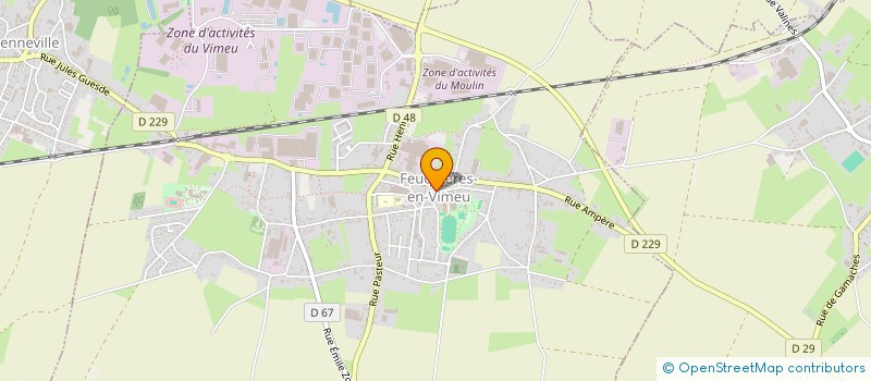 localisation de l'entreprise SCI THERENCE à FEUQUIERES-EN-VIMEU