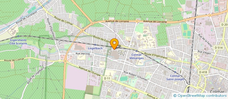 localisation de l'entreprise SCI THERESE  COLMAR