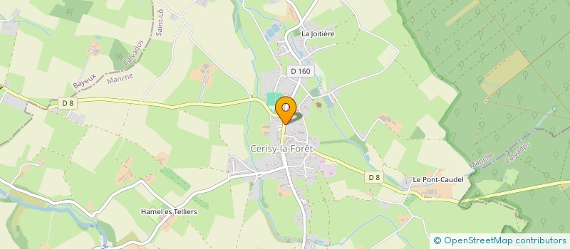 localisation de l'entreprise SCI THERESE  CERISY-LA-FORET