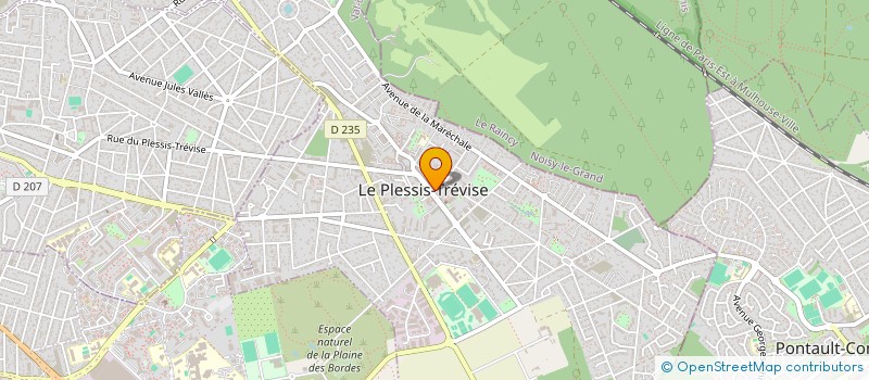 localisation de l'entreprise SCI THERESE ARDOUIN à LE PLESSIS-TREVISE