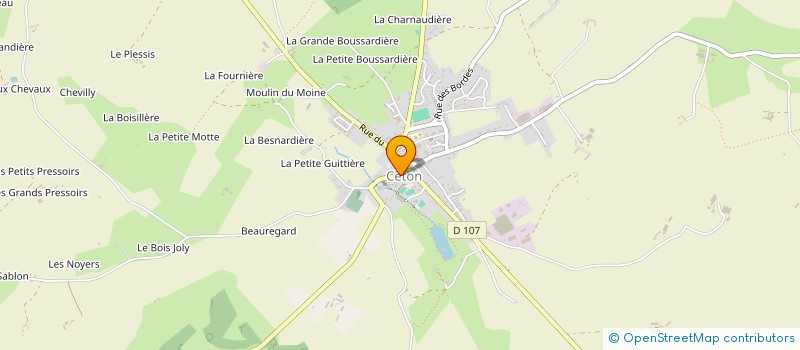 localisation de l'entreprise SCI THERESE BENEDICTE à CETON