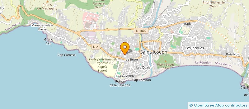 localisation de l'entreprise SCI THERESINE à SAINT-JOSEPH