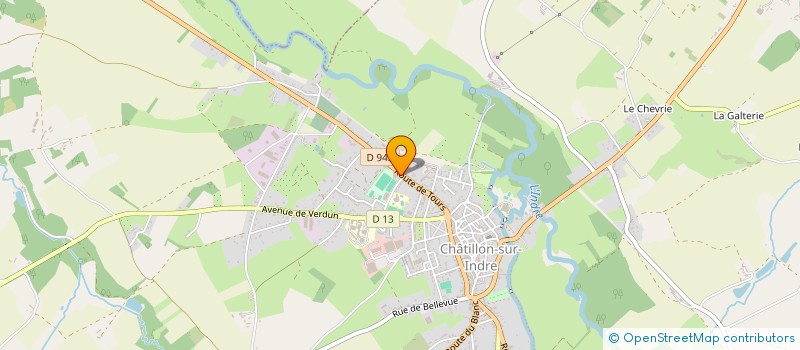 localisation de l'entreprise SCI THERET à CHATILLON-SUR-INDRE