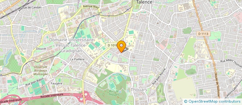 localisation de l'entreprise SCI THEROLOVA  TALENCE