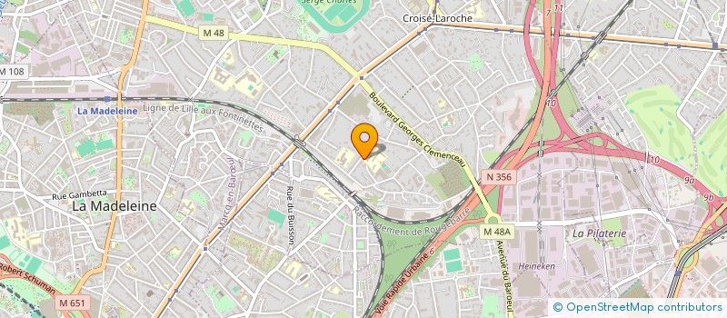 localisation de l'entreprise SCI THERY-ELFADILI à MARCQ-EN-BARŒUL